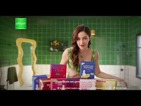 Ananya Panday and Whisper aim to break barriers in period care
