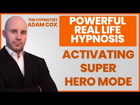 Hypnosis to Activating Super Hero Mode