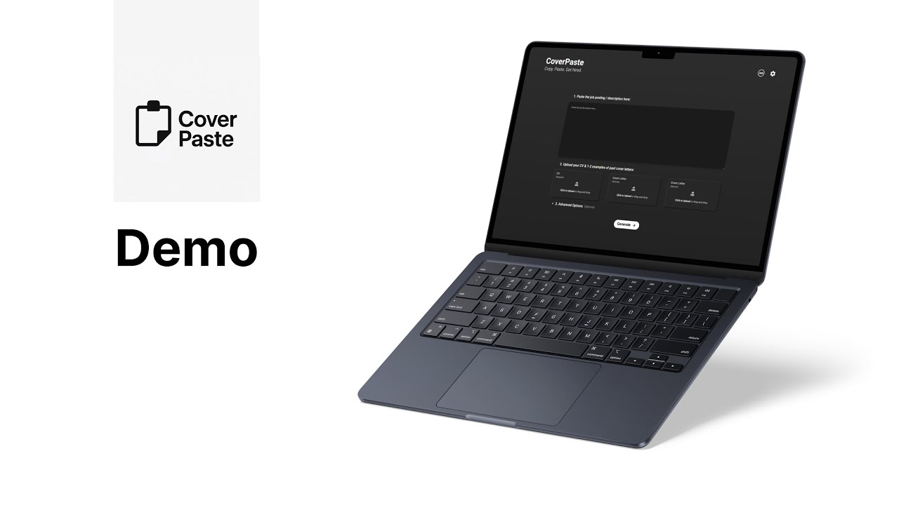CoverPaste demo video