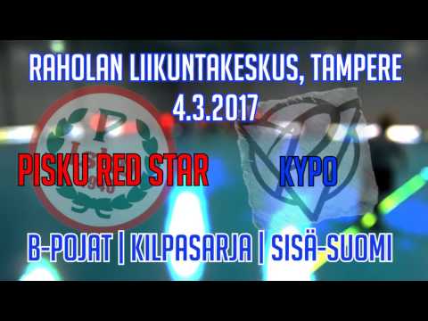 PIsku Red Star - KyPo | Raholan Liikuntakeskus, Tampere 4.3.2017 | Kilpasarja, Sisä-Suomi