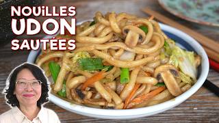 Nouilles Udon Sautees : Recette Facile Et Rapide Avec Des Legumes (+ Recette Nouilles Udon Maison