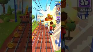 sabway surfers jute High jumping on floor challenge game #subwaysurfers #gaming #shortsfeed