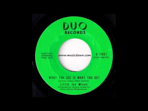 Little Joe Mixon - What You See Is What You Get [Duo] 1968 Soul Funk 45 Video