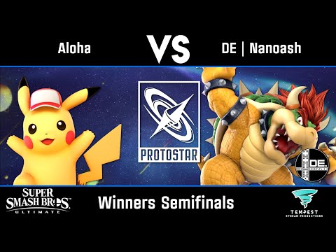 Aloha (Pikachu) vs DE | Nanoash (Bowser) - Winners Semifinals - Protostar #24