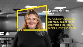 My industry experience has helped me to understand the issues facing our clients – Leanne’s story