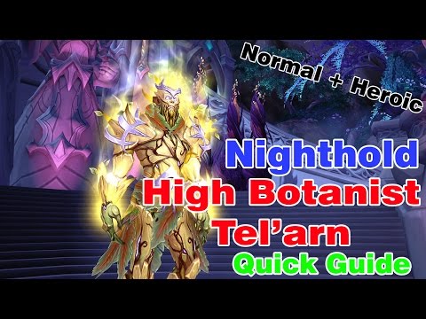 High Botanist Tel'arn│Nighthold│QUICK GUIDE (Normal & Heroic)