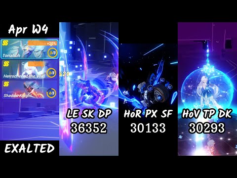 HI3 SEA《崩坏3》April Memorial W4 - Tonatiuh 36352, HoV 30133, SK 30293 ( Exalted 0.81%, 96778)