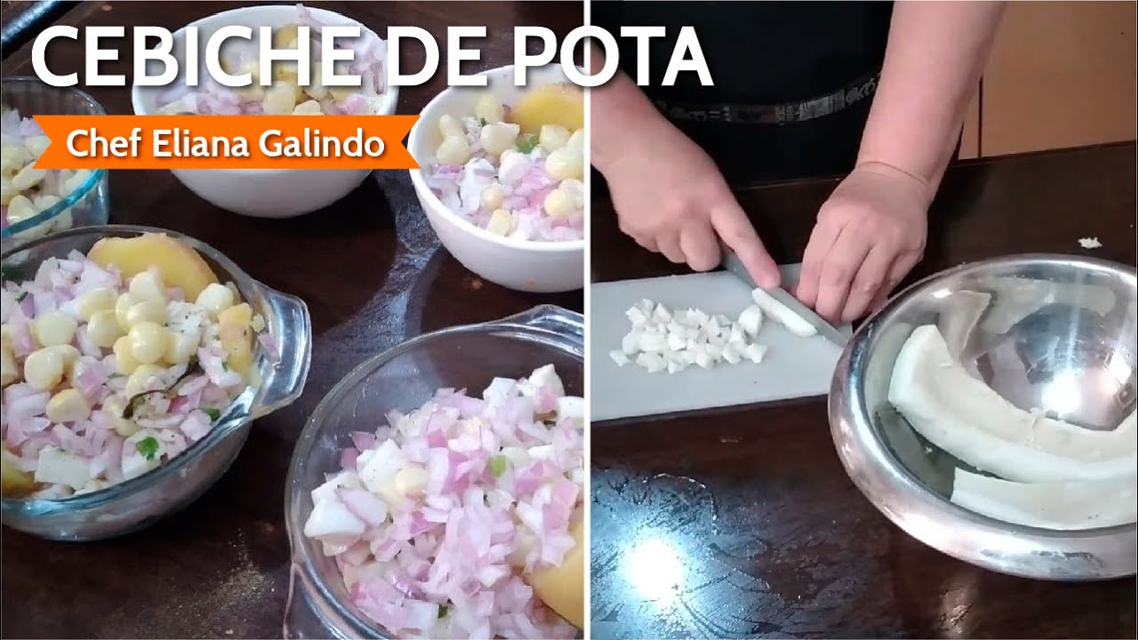 CEBICHE DE POTA | Delicias marinas | Cebiche de carretilla