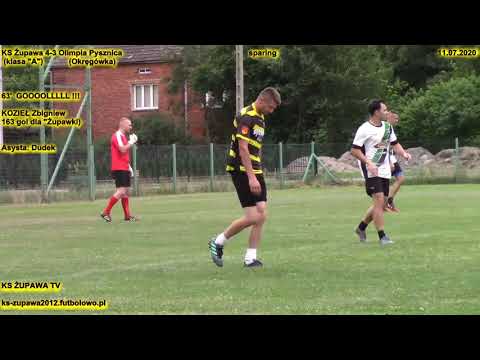 Skrót meczu: KS Żupawa - Olimpia Pysznica (11.07.2020) sparing