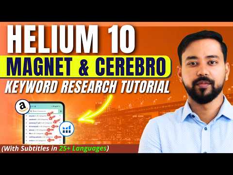 Helium 10 Keyword Research 🔥 How To Use Helium10 CEREBRO & MAGNET Tool Tutorial 🔥 Amazon SEO