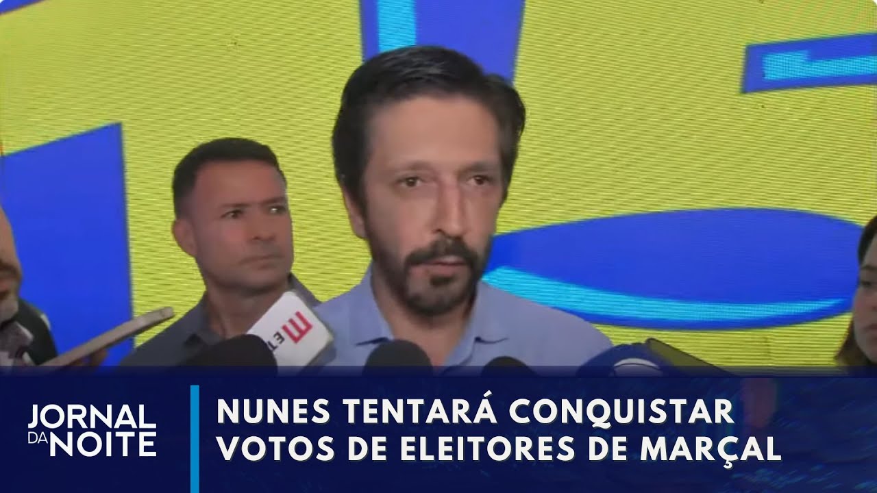Ricardo Nunes rejeita apoio de Pablo Marçal no segundo turno | Jornal da Noite