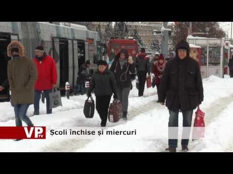 Școli închise și miercuri