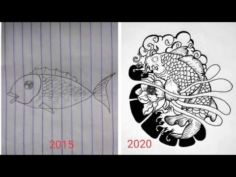 MY ART PROGRESS from 2015 - 2020