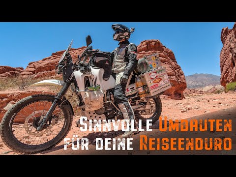 Sinnvolle Umbauten + Zubehör für deine Reiseenduro wenn du auf (Welt) Reise gehen möchtest
