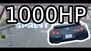 GTR R35 1000HP races and cop chase