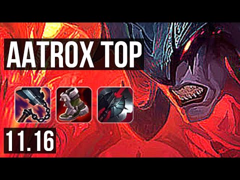AATROX vs RAKAN (TOP) | 7/1/5, 2.1M mastery, 1400+ games | NA Master | v11.16