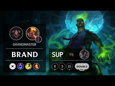 Brand Support vs Alistar - KR Grandmaster Patch 9.23