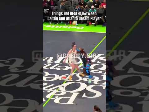 Things got heated  #caitlinclark #basketball #wnb