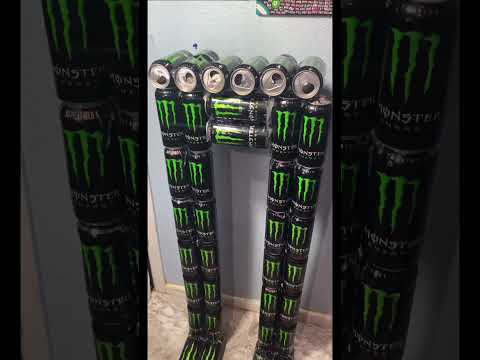 Making A Man Out Of Monster Energy Cans #monsterenergy #alternative #diycrafts
