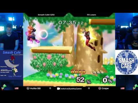Smash Cafe 4 - Grape (Fox) vs Hulka (Sheik) - Winners Quarters