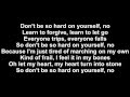 Jess Glynne - Don't Be So Hard On Yourself ...