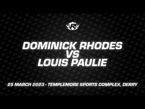 Dominick Rhodes vs Louis Paulie (Real Fighting Championship 2)