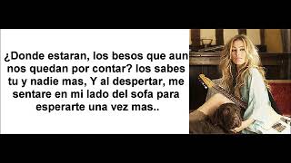 la oreja de van gogh -en mi lado del sofa (letra)