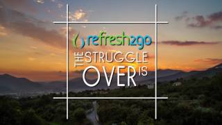 Filtered Water Bottle (Now with Lead Removal Filter) from refresh2go® - The Struggle is OVER