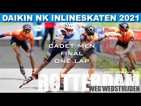 Cadet Men Final One Lap Daikin NK Inlineskaten Rotterdam 2021