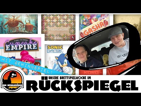 Unsere Brettspielwoche im Rückspiegel #15 Kabuto Sumo / Framework / Sonic Super Teams / Gasha uvm.