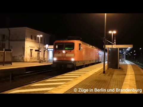 RE 3 und ICE in Jüterbog mit Rottenwarnanlage