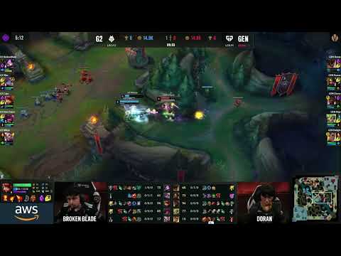 G2 Mikyx dodge the death from GEN Chovy!