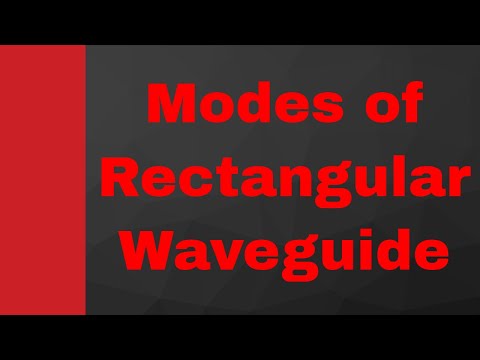 Modes in Rectangular Waveguide in Microwave Engineering by Engineering Funda Waveguide Microwave
