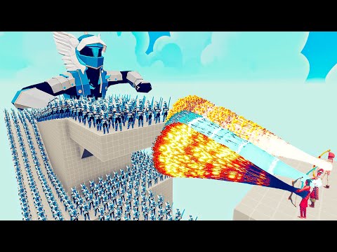 100x KRO KNIGHT + 2x GIANT vs 3x EVERY GOD - Totally Accurate Battle Simulator TABS