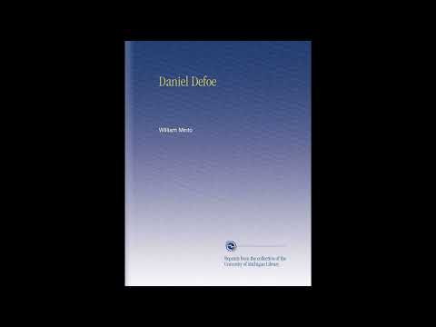 Daniel Defoe by William Minto — free full audiobook