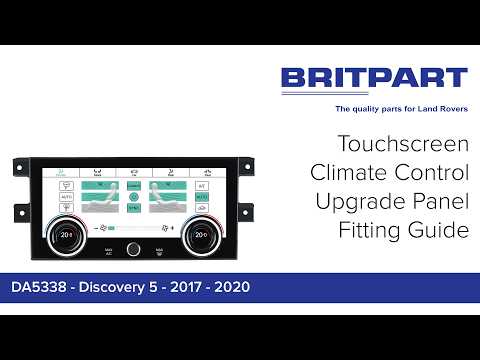 DA5338 - Touchscreen Climate Control Upgrade Panel - Discovery 5 - 2017 - 2020 Thumbnail
