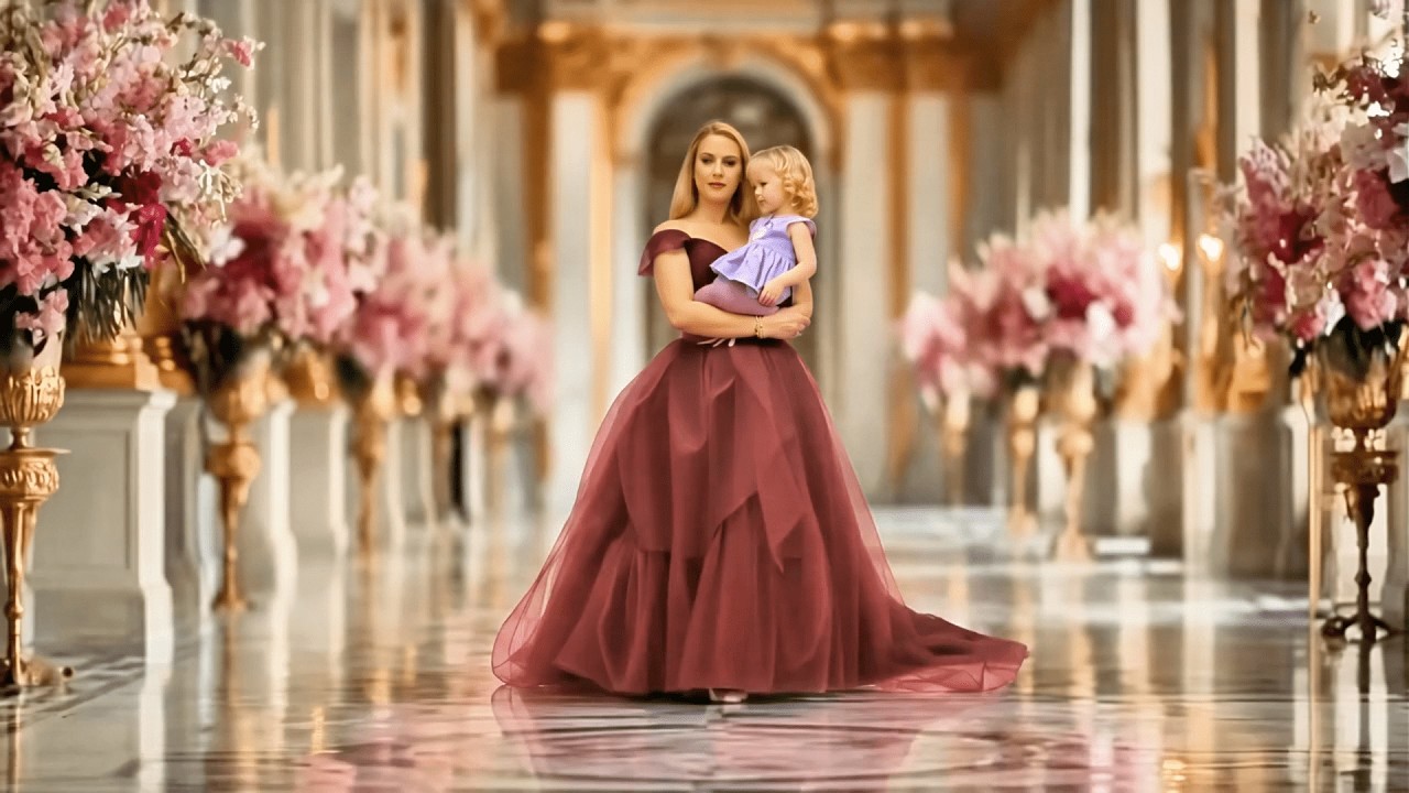 女王さまとプリンセス✨ お姫様のお部屋で着せ替え ドレスに大変身！メイク・ティアラ・お花の王宮