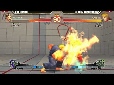 SSF4 AE2012 AGE ChrisG vs LB ERGZ TheUltimizer - Savage Saturday 13 Tournament