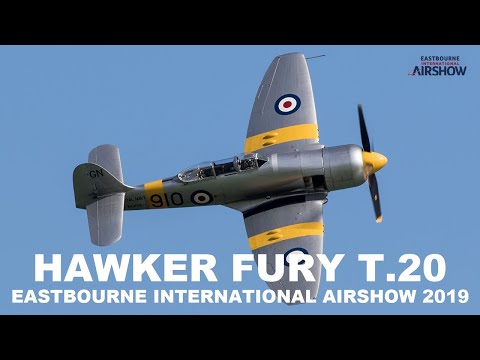 Hawker Sea Fury T.20 at Eastbourne Airshow 2019