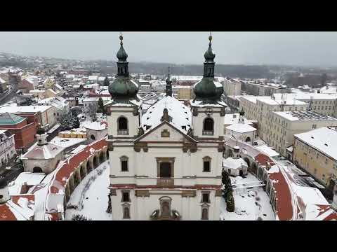 Krupka a okolí z dronu