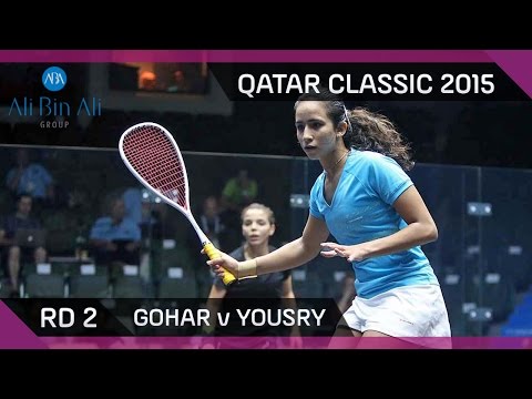 Squash: Qatar Classic 2015 - Women's Rd 2 Highlights: Gohar v Yousry