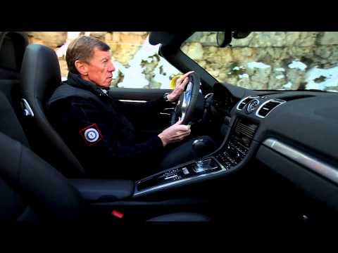 Walter Röhrl mit dem Porsche Boxster S auf den Spuren der Rallye Monte Carlo