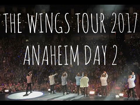 BTS - THE WINGS TOUR 2017 IN ANAHEIM :: EVERYTHING I FILMED (170402)