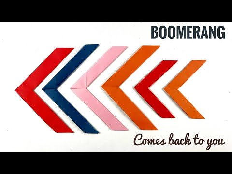Origami Boomerang | Comes back to you - 1089