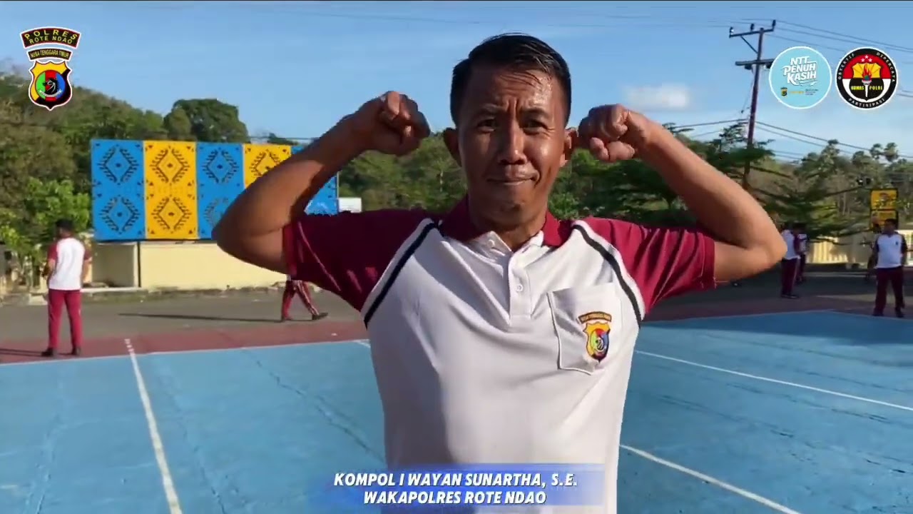 Video : Selasa Sehat Bareng Polres Rote Ndao