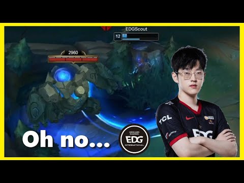 EDG Scout Ryze ult Cancel goes wrong