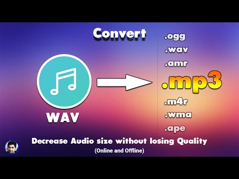 Convert wav to mp3 - Online and Offline - wav to mp3 conversion