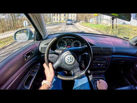 2003 Volkswagen Passat B5 (1.9 TDI 130hp)  | POV Test Drive #2386 Joe Black