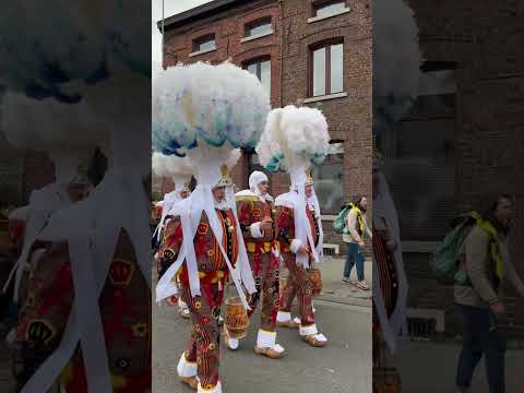 GILLES DE BINCHE #carnaval #carnaval2024 #belgique #shortvideo #shortsfeed #gilles #trip #shortvideo