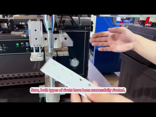 Double Station Automatic Hydraulic Riveting Machine  Video